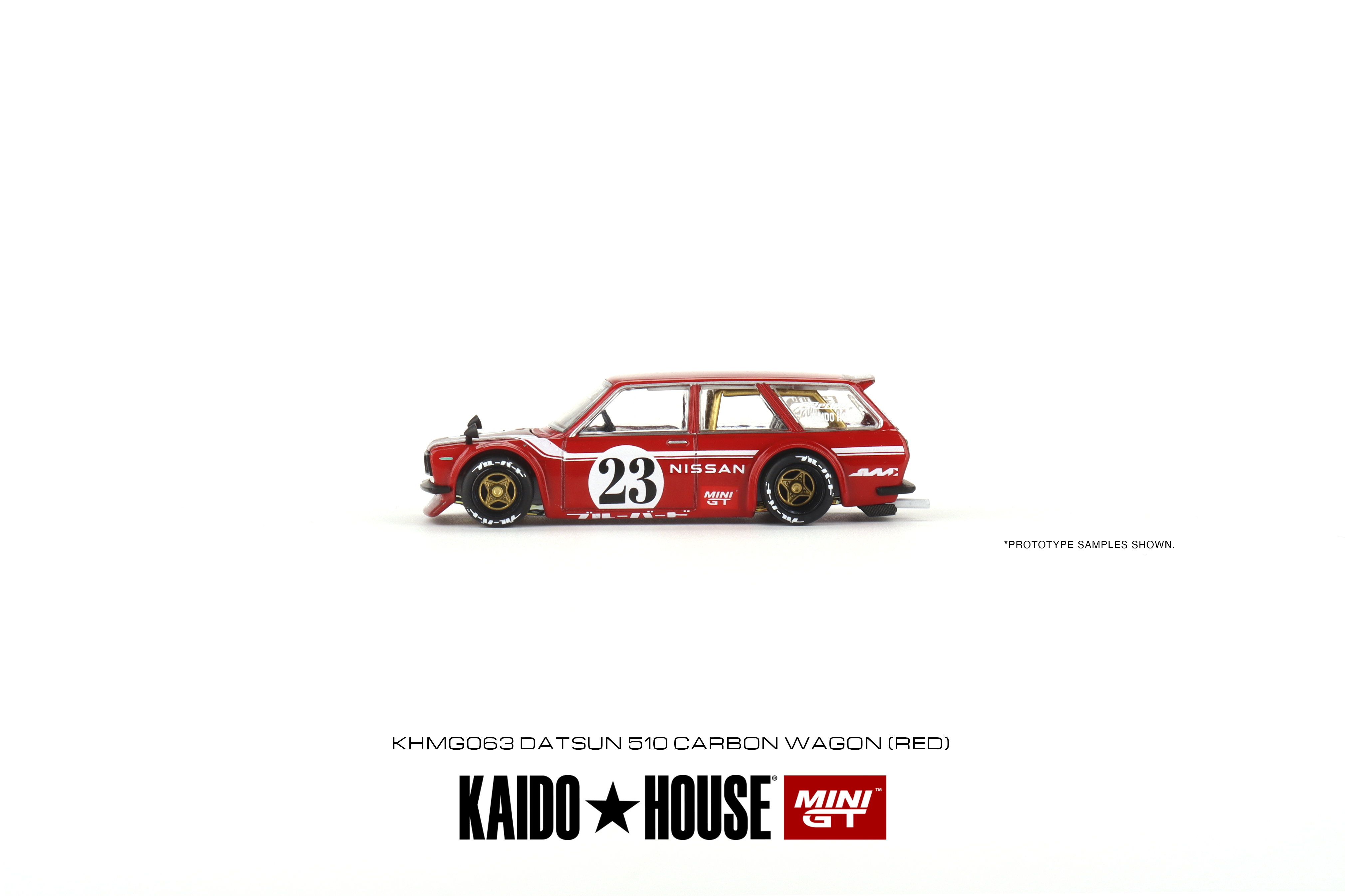 MINI GT 1/64 Datsun KAIDO 510 Wagon CARBON FIBER V2